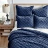 Navy Velvet Euro Sham - Set Of 2 - Levtex Home -Levtex Home Shop GUEST 008860d5 38d8 4985 8eb3 d61ad183edd6