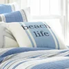 St Bart Beach Life Decorative Pillow - Blue, White - Levtex Home 1 St Bart Beach Life Decorative Pillow - Blue, White - Levtex Home -Levtex Home Shop GUEST 0709c7ac 85b2 41b8 8890 53b66479ef36