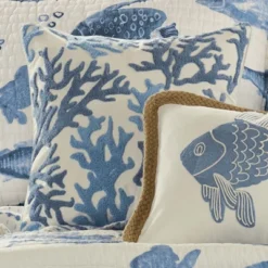 Pataya Coral Decorative Pillow Blue - Levtex Home 5 Pataya Coral Decorative Pillow Blue - Levtex Home -Levtex Home Shop GUEST 08e0a606 c67c 43a2 b1df 174353f25f13