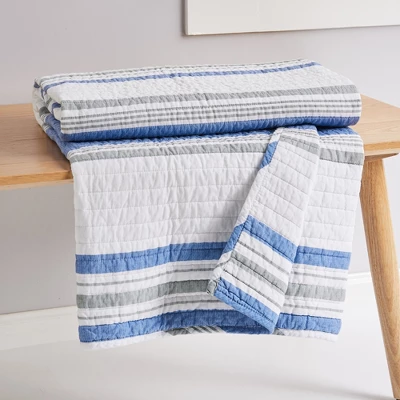 St. Bart Throw - One Quilted Throw - Levtex Home 3 St. Bart Throw - One Quilted Throw - Levtex Home