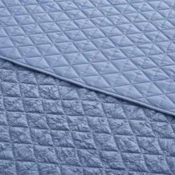 Rowan Blue Quilted Throw - Levtex Home -Levtex Home Shop GUEST 0fd972c4 9c59 4377 b1c1 e1a44344dfde