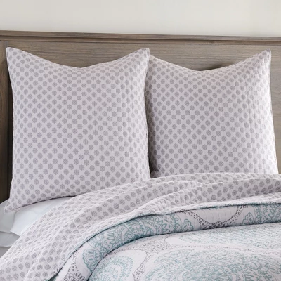 Shutters Euro Sham Set - Two Euro Shams - Levtex Home 3 Shutters Euro Sham Set - Two Euro Shams - Levtex Home