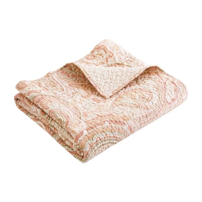 Spruce Blush Quilted Throw - Levtex Home 5 Spruce Blush Quilted Throw - Levtex Home - Image 3