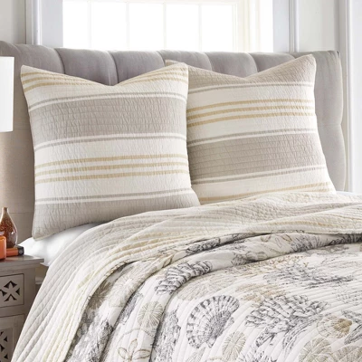 Caspian Sea Euro Sham Set - Two Euro Shams - Levtex Home 3 Caspian Sea Euro Sham Set - Two Euro Shams - Levtex Home