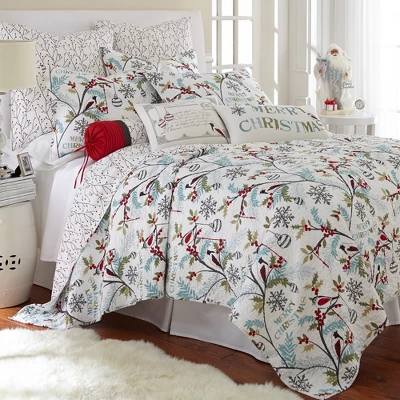 Holly Holiday Quilt Set - Levtex Home 2 Holly Holiday Quilt Set - Levtex Home