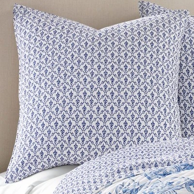 Bennett Floral Quilted Euro Sham - 2pk - Villa Lugano By Levtex Home 3 Bennett Floral Quilted Euro Sham - 2pk - Villa Lugano By Levtex Home