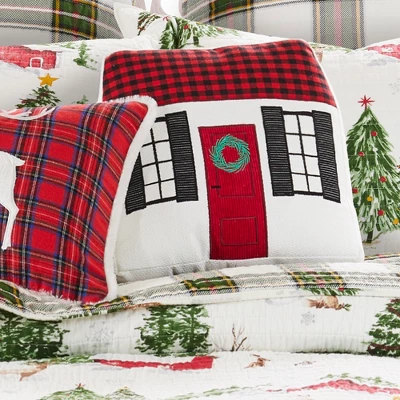 Tatum Pines Holiday Home Pillow 14x13 3 Tatum Pines Holiday Home Pillow 14x13