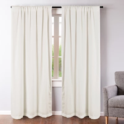 100% Linen - Lined Curtain Panel - 2pk - Levtex Home 11 100% Linen - Lined Curtain Panel - 2pk - Levtex Home - Image 9