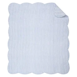 Martha Stripe Blue Quilted Throw - Levtex Home -Levtex Home Shop GUEST 3a43e215 e13d 48d6 997f 993274502ab5