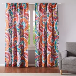 Serendipity Bohemian Lined Curtain Panel With Rod Pocket - Levtex Home 7 Serendipity Bohemian Lined Curtain Panel With Rod Pocket - Levtex Home -Levtex Home Shop GUEST 3ba25838 142d 4044 8fd9 202399127194
