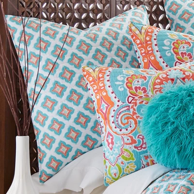 Majestic Euro Sham Set - Set Of Two - Levtex Home 3 Majestic Euro Sham Set - Set Of Two - Levtex Home