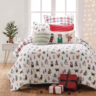 Meowy Christmas Quilt Set - Levtex Home 7 Meowy Christmas Quilt Set - Levtex Home - Image 5
