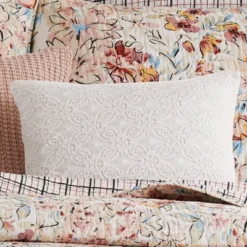 Leonora Floral Lace Decorative Pillow - Levtex Home
