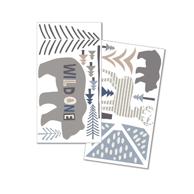 Logan Wall Decals - Levtex Baby 3 Logan Wall Decals - Levtex Baby