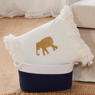 Nacala Elephant Decorative Pillow - Levtex Home 3 Nacala Elephant Decorative Pillow - Levtex Home