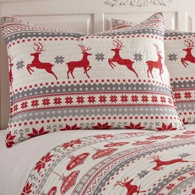 Silent Night Holiday Quilt Set - Levtex Home 6 Silent Night Holiday Quilt Set - Levtex Home - Image 4