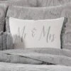 Perla Grey Mr. & Mrs Decorative Pillow - Levtex Home 2 Perla Grey Mr. & Mrs Decorative Pillow - Levtex Home -Levtex Home Shop GUEST 5c6c4b1d c0fb 4936 82e9 03ab7aaf0a86