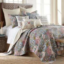Calafel Floral Quilt And Pillow Sham Set - Levtex Home 11 Calafel Floral Quilt And Pillow Sham Set - Levtex Home -Levtex Home Shop GUEST 5e4d0362 5ee6 46fd 8ab5 ad4f53c74d6f