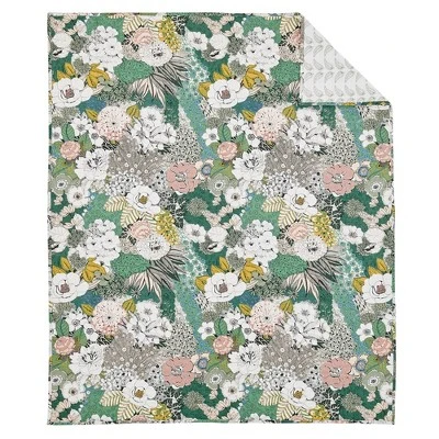 Bettina Floral Quilted Throw - Levtex Home 5 Bettina Floral Quilted Throw - Levtex Home - Image 3