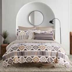 Santa Fe Duvet Set - Grey, Cream & Tan - Levtex Home 10 Santa Fe Duvet Set - Grey, Cream & Tan - Levtex Home -Levtex Home Shop GUEST 618cc93b bb69 42b6 892e d3cfed90625c 1