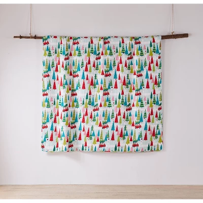 Full/Queen Merry & Bright Holly Jolly Reversible Quilt - Levtex Home 6 Full/Queen Merry & Bright Holly Jolly Reversible Quilt - Levtex Home - Image 4