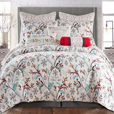 Holly Holiday Quilt Set - Levtex Home 6 Holly Holiday Quilt Set - Levtex Home - Image 5