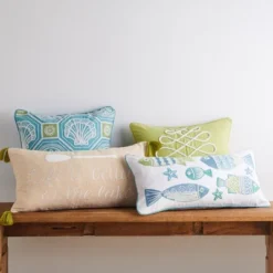 Ocean Springs Embroidered Fish Decorative Pillow - Levtex Home 9 Ocean Springs Embroidered Fish Decorative Pillow - Levtex Home -Levtex Home Shop GUEST 68d6612f 3846 4948 80f8 7d71a84f0573