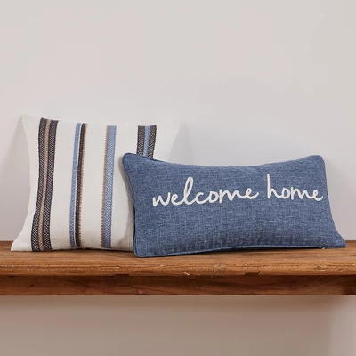 Tobago Welcome Decorative Pillow- Levtex Home 3 Tobago Welcome Decorative Pillow- Levtex Home