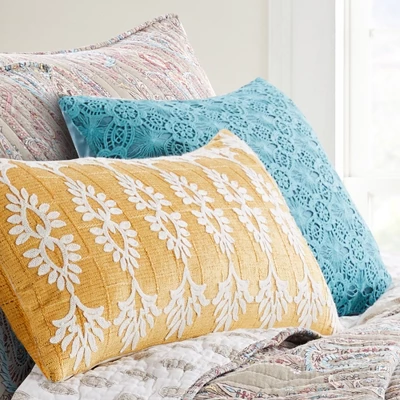 Presidio Royal Blue Decorative Pillow - Levtex Home 3 Presidio Royal Blue Decorative Pillow - Levtex Home