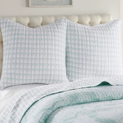Mclain Paisley Euro Sham Set Of 2 Seafoam - Levtex Home 3 Mclain Paisley Euro Sham Set Of 2 Seafoam - Levtex Home