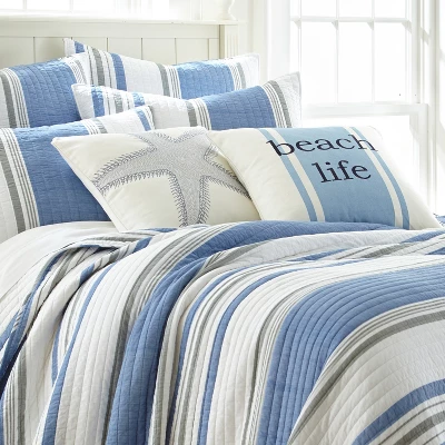 St Bart Quilt And Pillow Sham Set - Levtex Home 3 St Bart Quilt And Pillow Sham Set - Levtex Home