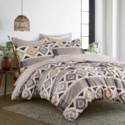 Santa Fe Duvet Set - Grey, Cream & Tan - Levtex Home 9 Santa Fe Duvet Set - Grey, Cream & Tan - Levtex Home -Levtex Home Shop GUEST 777d9b28 b251 4574 ac68 2c9e3d188885