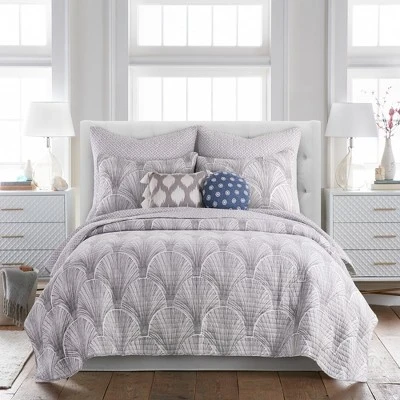 Wexford Grey Euro Sham Set - Two Euro Shams - Levtex Home 4 Wexford Grey Euro Sham Set - Two Euro Shams - Levtex Home - Image 2