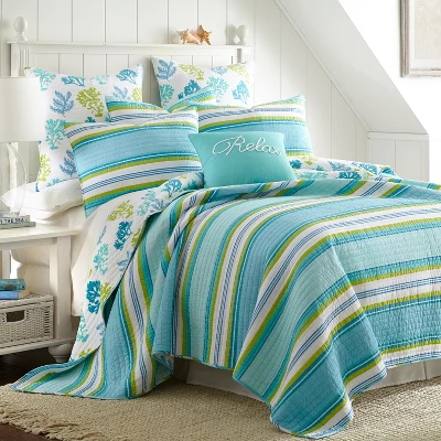 Cozumel Quilt Set - Coastal Multicolor - Levtex Home 7 Cozumel Quilt Set - Coastal Multicolor - Levtex Home - Image 5