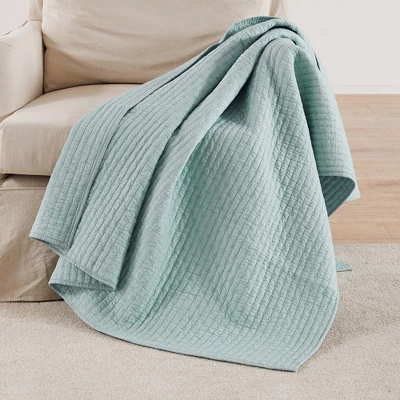 Cross Stitch Haze Throw - One Quilted Throw - Levtex Home 11 Cross Stitch Haze Throw - One Quilted Throw - Levtex Home - Image 9
