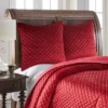 Red Velvet Euro Sham Set Of 2 2 Red Velvet Euro Sham Set Of 2 -Levtex Home Shop GUEST 8bbf4d1c a0d8 47a2 9733 980390cbbc84