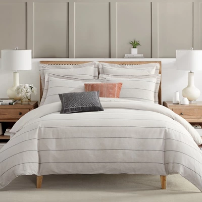 Leo Stripe Black Euro Sham Set Of 2 - Levtex Home 5 Leo Stripe Black Euro Sham Set Of 2 - Levtex Home - Image 3