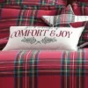 Spencer Plaid Comfort & Joy Pillow -Levtex Home