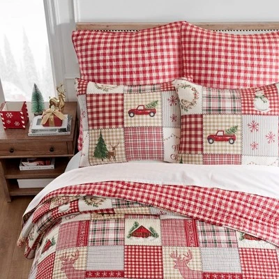 Home For Christmas Bedspread Set - Levtex Home 4 Home For Christmas Bedspread Set - Levtex Home - Image 2
