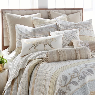 Nina Hessian Tassel Euro Sham - Levtex Home 4 Nina Hessian Tassel Euro Sham - Levtex Home - Image 2