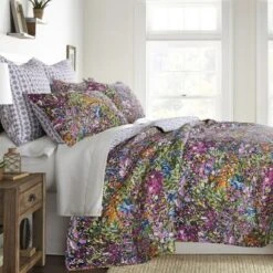 Basel Floral Quilt And Pillow Sham Set - Levtex Home -Levtex Home Shop GUEST a47b2629 7bc7 45e6 ae84 14ea94ac8423
