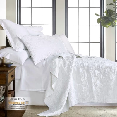 Linen Quilted Sham - Levtex Home 3 Linen Quilted Sham - Levtex Home