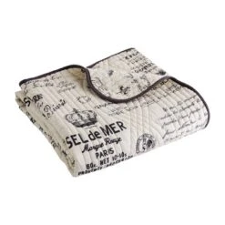 Histoire Script Quilted Throw - Levtex Home 7 Histoire Script Quilted Throw - Levtex Home -Levtex Home Shop GUEST ab0430d0 1029 4622 899a e3a0e0db2709