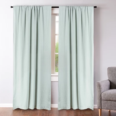 100% Linen - Lined Curtain Panel - 2pk - Levtex Home 10 100% Linen - Lined Curtain Panel - 2pk - Levtex Home - Image 8