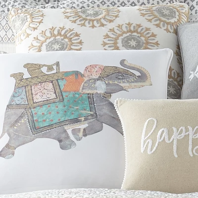 Nacala Medallion Decorative Pillow - Levtex Home 4 Nacala Medallion Decorative Pillow - Levtex Home - Image 2