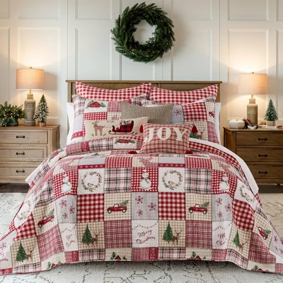 Home For Christmas Bedspread Set - Levtex Home 8 Home For Christmas Bedspread Set - Levtex Home - Image 6