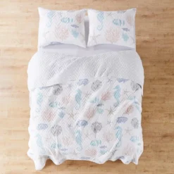 Blue Sea Quilt And Pillow Sham Set - Levtex Home