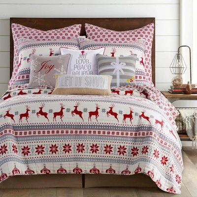 Silent Night Holiday Quilt Set - Levtex Home 8 Silent Night Holiday Quilt Set - Levtex Home - Image 6