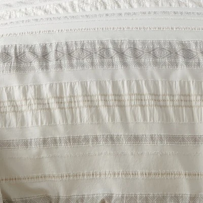 Pickford - Duvet Cover Set - Cream & Taupe - Levtex Home 8 Pickford - Duvet Cover Set - Cream & Taupe - Levtex Home - Image 6