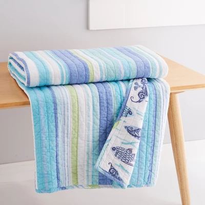 Laida Beach Quilted Throw - Levtex Home 4 Laida Beach Quilted Throw - Levtex Home - Image 2
